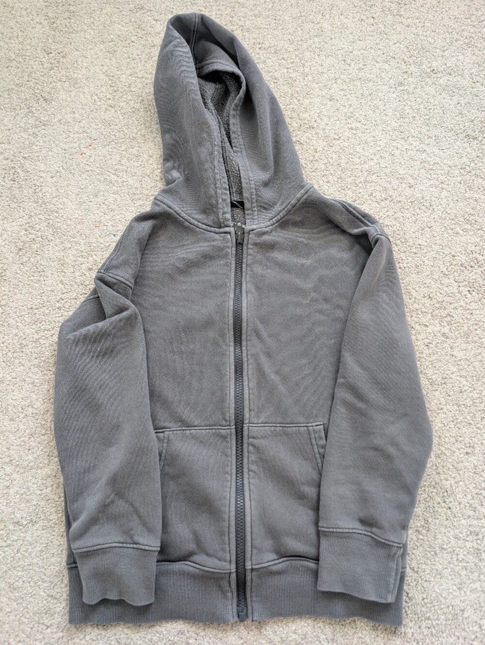 art class Gray Full-Zip Kids Hoodie